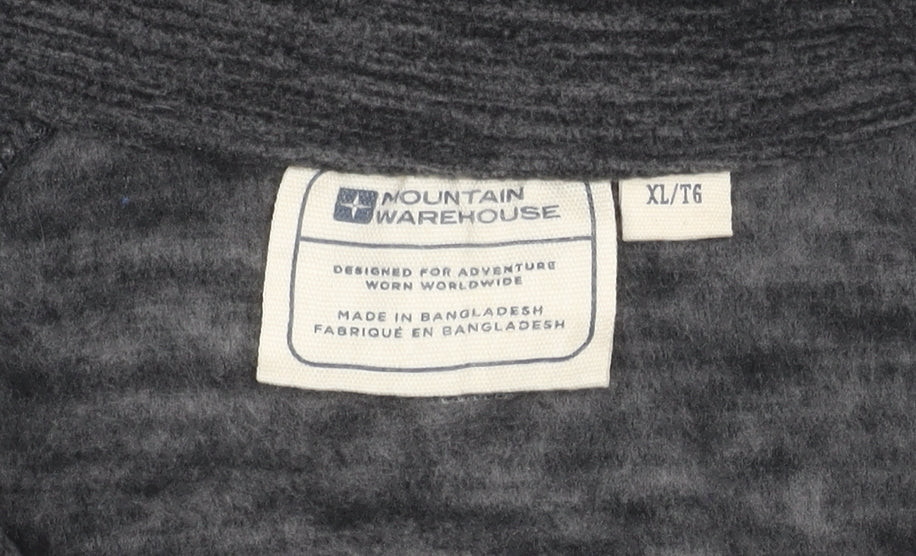 Mountain Warehouse Men's Grey Pullover - XL Fleece