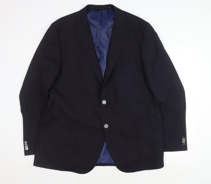 Marks and Spencer Men's Blue Wool Blazer 38R