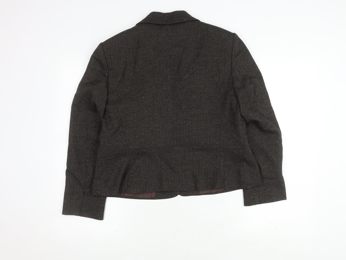 Marks and Spencer Women's Petite Blazer, Size 16, Brown