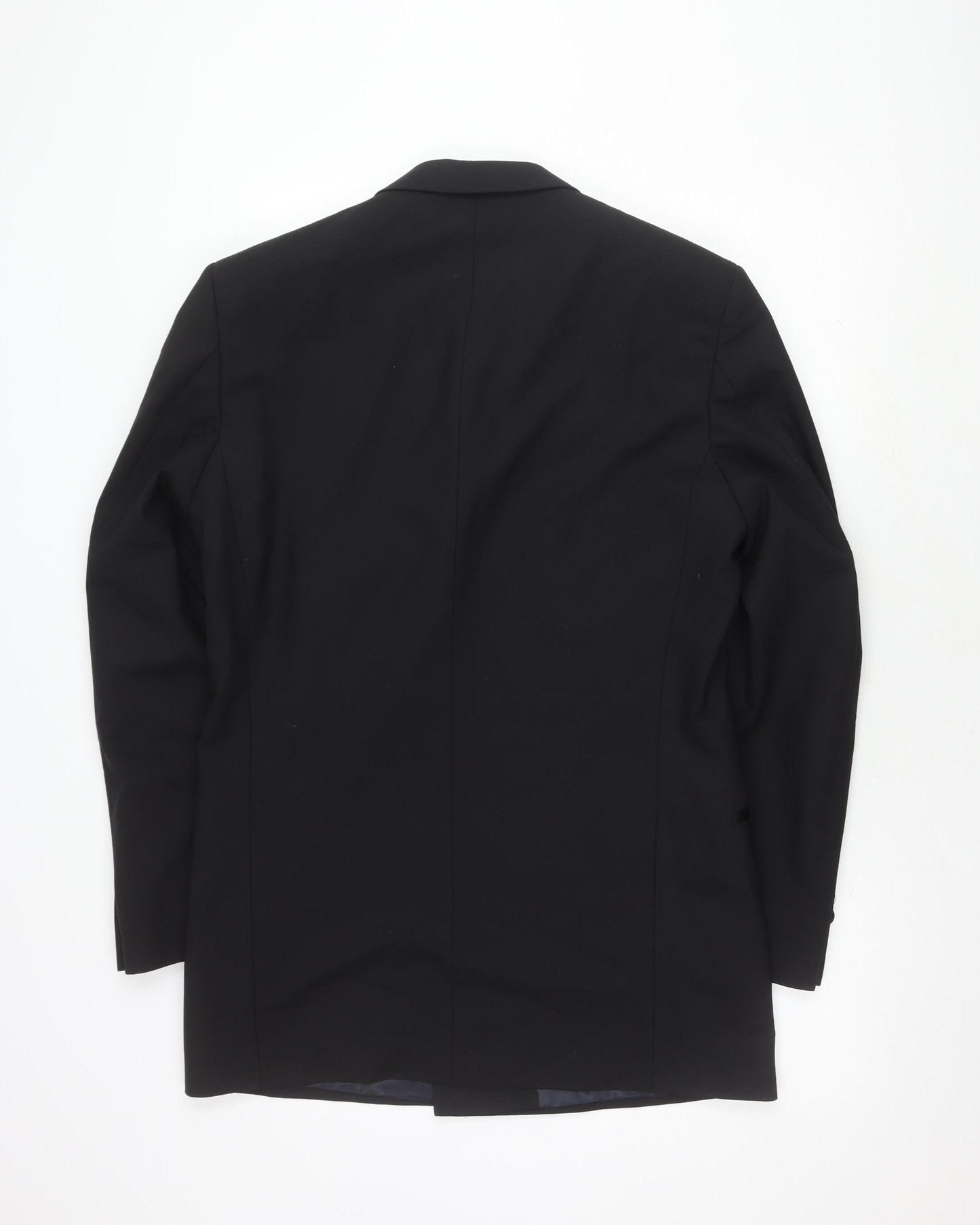 Marks and Spencer Men's Black Blazer, Size 38L Vintage