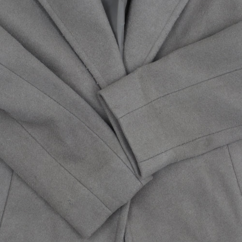 Marks and Spencer Grey Coat - Women's Size 10