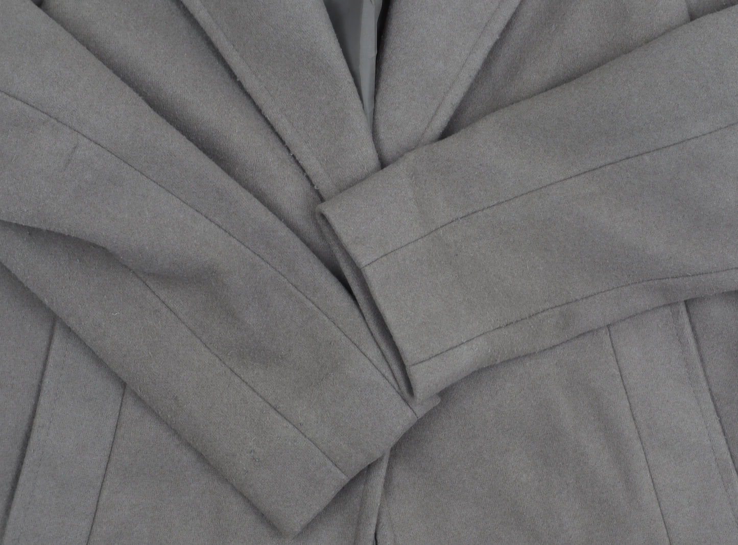 Marks and Spencer Grey Coat - Women's Size 10