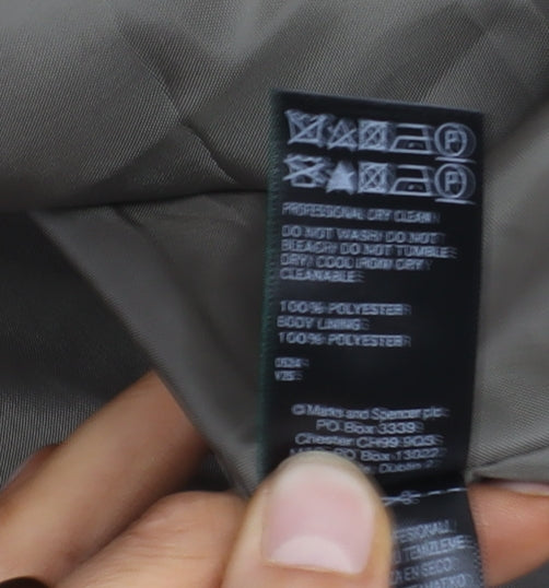 Marks and Spencer Grey Coat - Women's Size 10