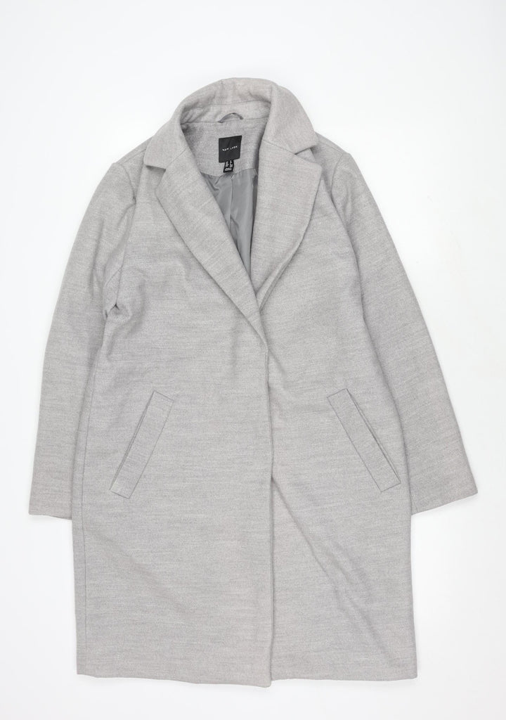 New Look Women's Grey Jacket, Size 12, Autumn/Winter Essential