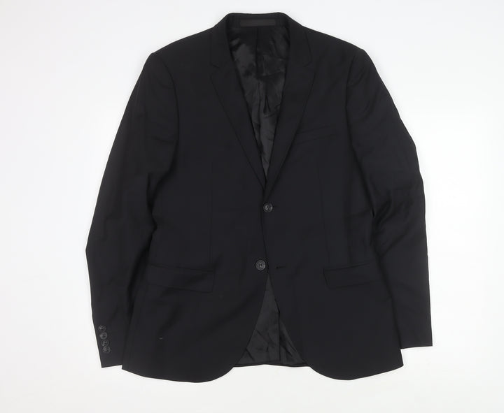 Topman Men's Black Blazer Jacket 40