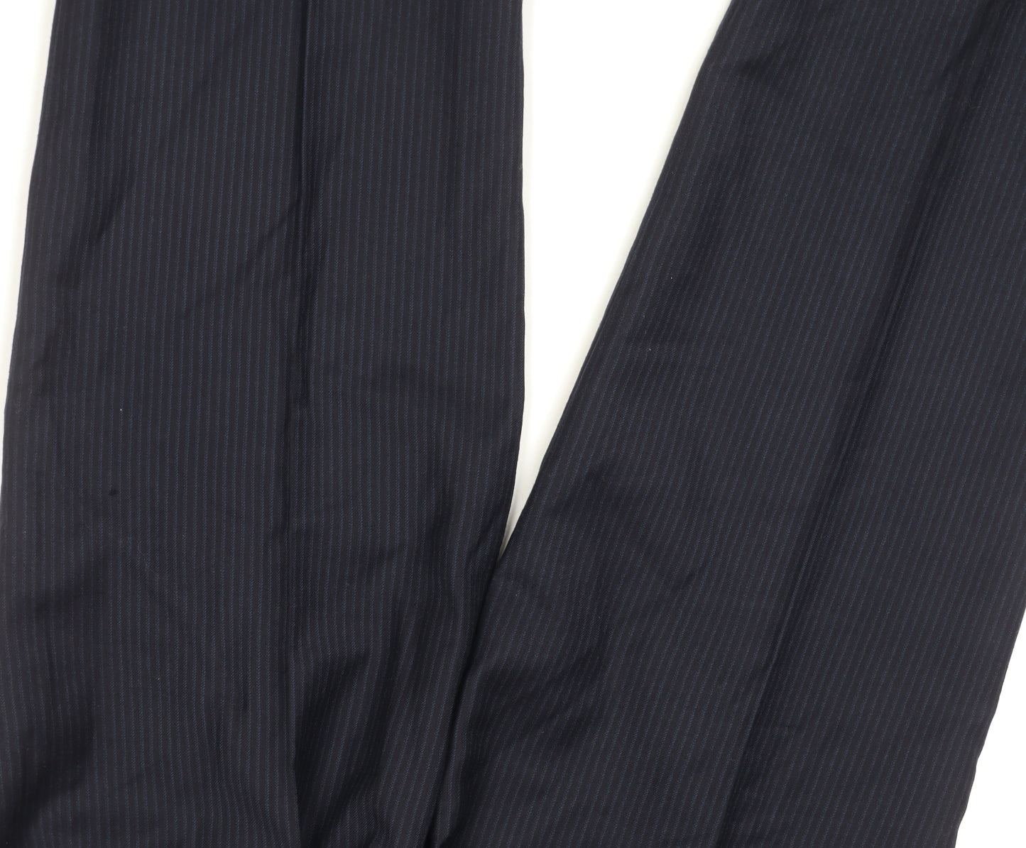 John Lewis Men's Black Wool Trousers - Size 34