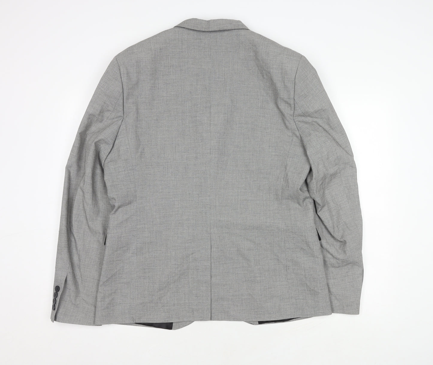 H&M Men's Grey Blazer 44R Regular Fit Jacket