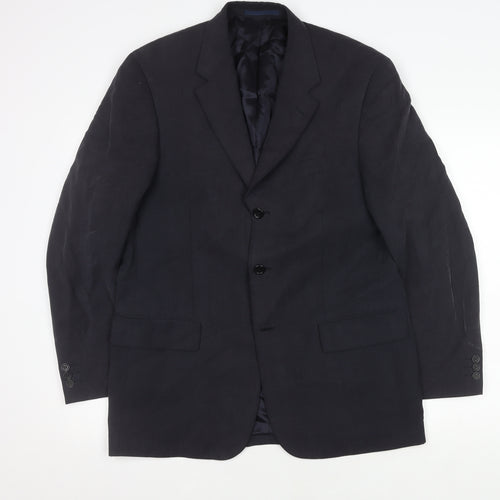 Ultimo Men's Blue Blazer 40R Formal Jacket