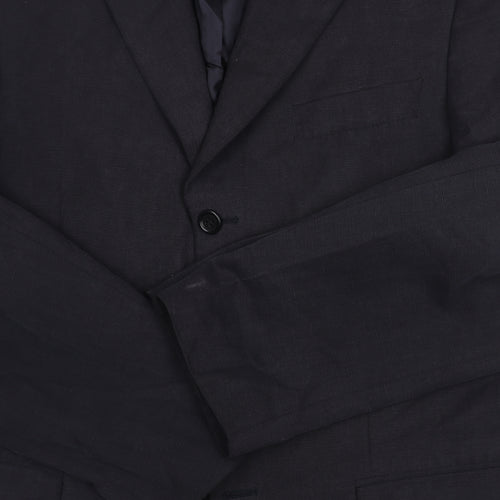 Ultimo Men's Blue Blazer 40R Formal Jacket