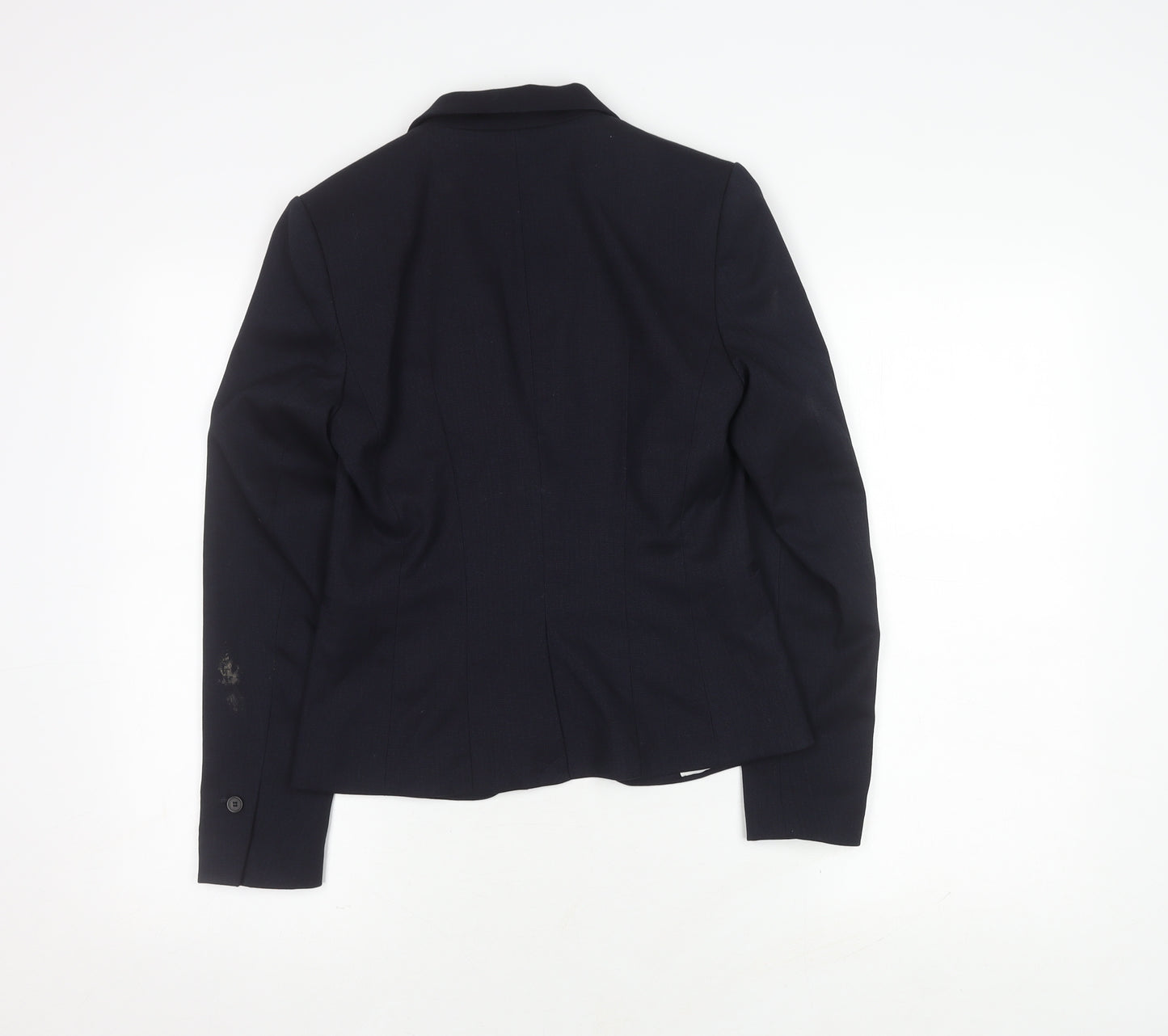 H&M Women's Black Suit Jacket Size 6 Regular Fit