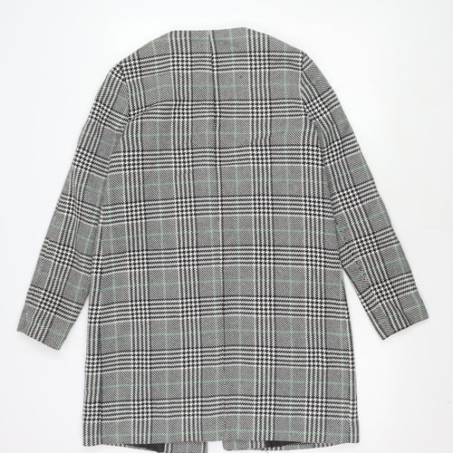 Zara Women's Mid-Length Check Blazer, Size S