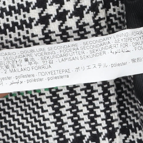 Zara Women's Mid-Length Check Blazer, Size S