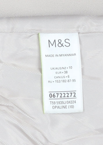 Marks and Spencer Beige Women's Blazer UK Size 10