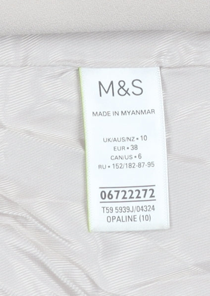 Marks and Spencer Beige Women's Blazer UK Size 10