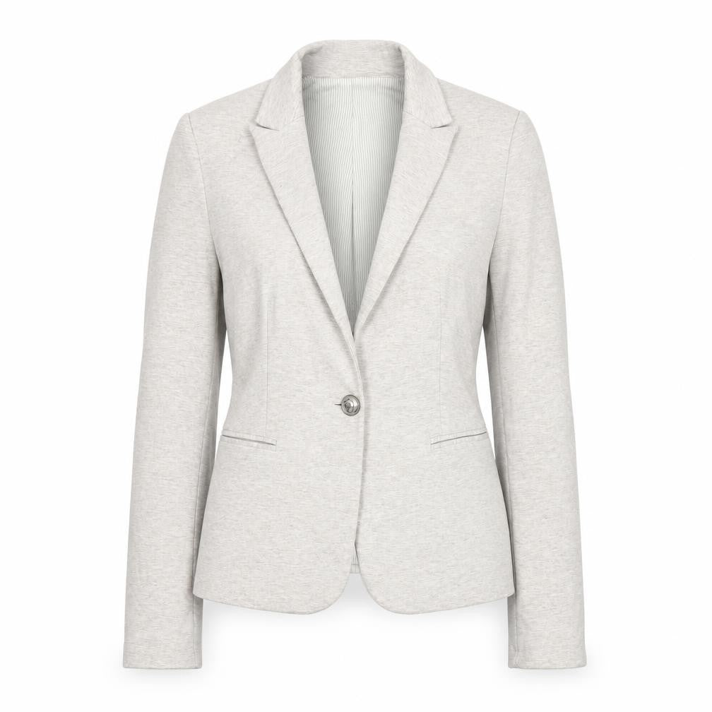 Front view of Zara Basic Women’s Ivory XS Slim Suit Jacket