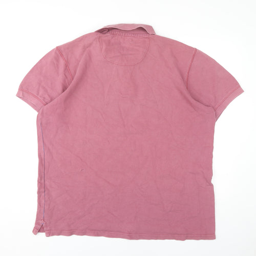 Mantaray Men's Pink XL Polo Shirt - Short Sleeve