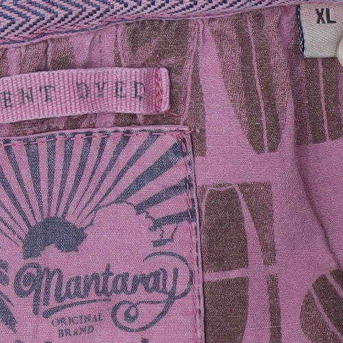 Mantaray Men's Pink XL Polo Shirt - Short Sleeve
