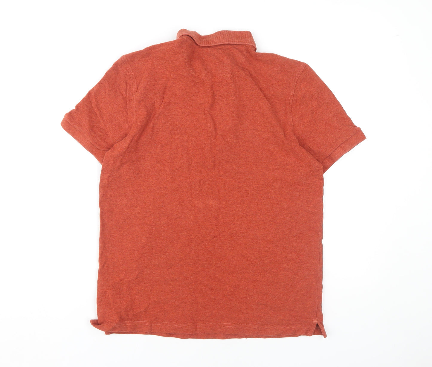Farah Men's Orange Polo Shirt M Short Sleeve Cotton