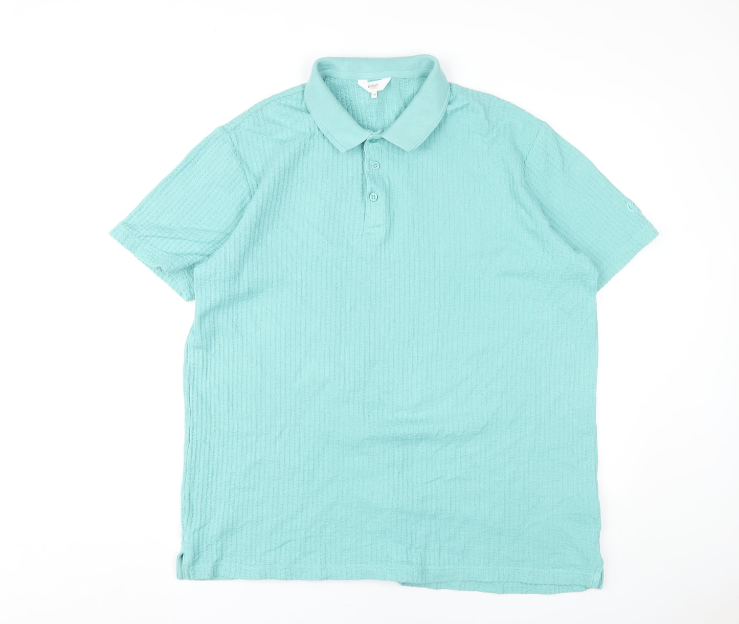 Cotton Traders Men's Green 2XL Polo Shirt