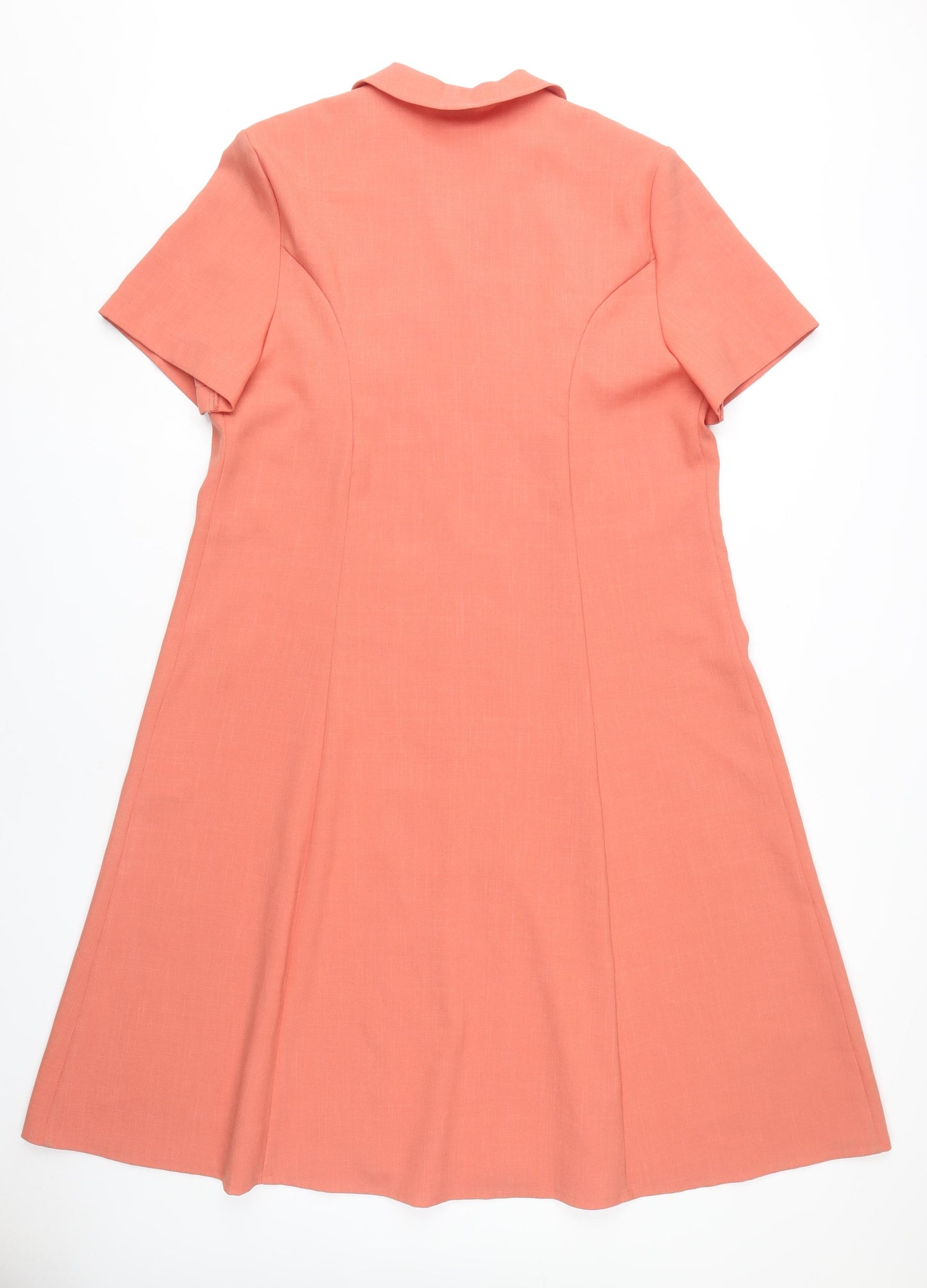 Eastex Women's Orange Shirt Dress UK 20