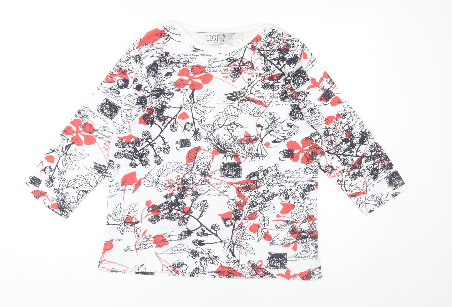 TIGI Wear Women's Multicoloured Floral Top Size 14