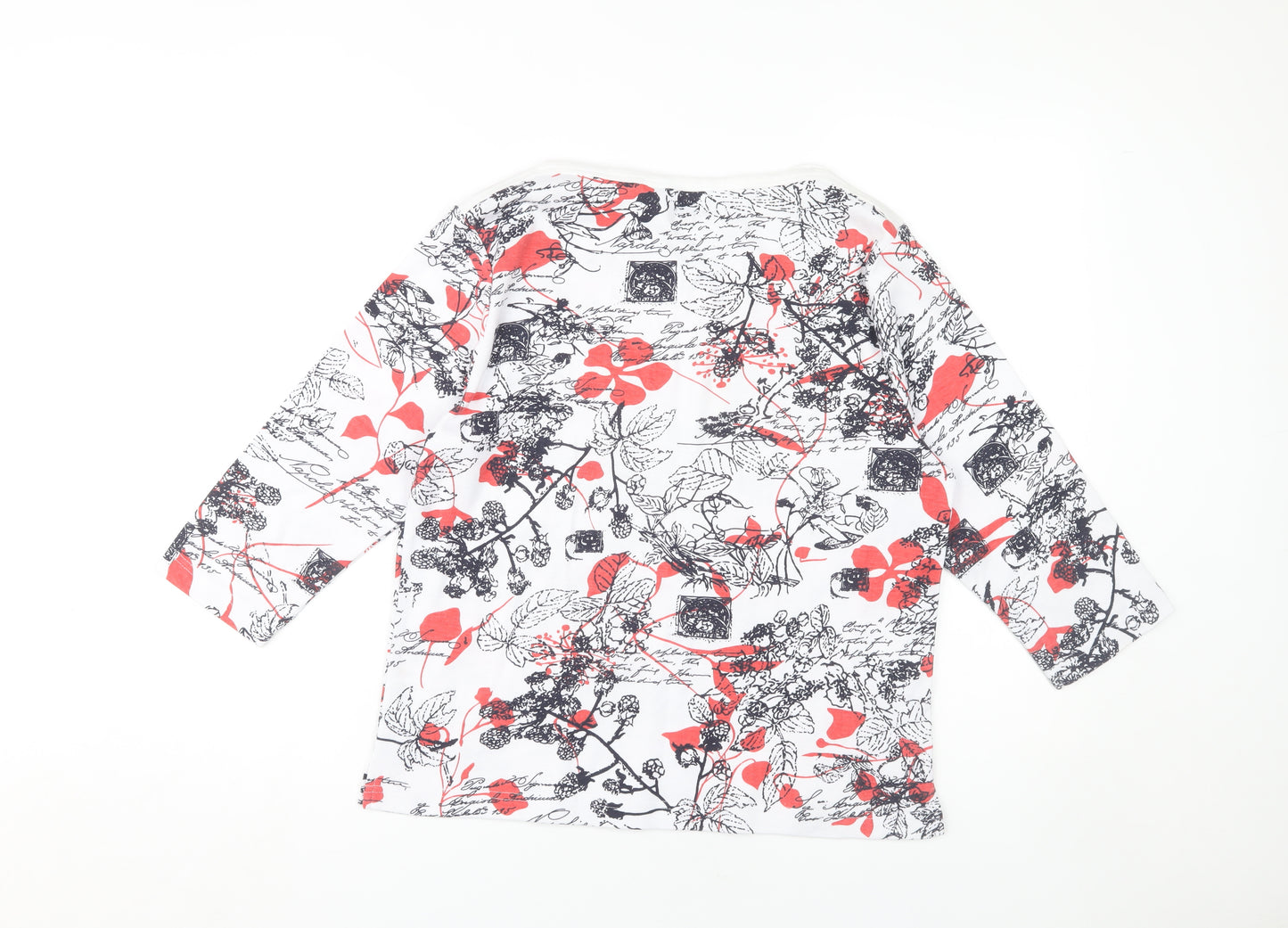 TIGI Wear Women's Multicoloured Floral Top Size 14
