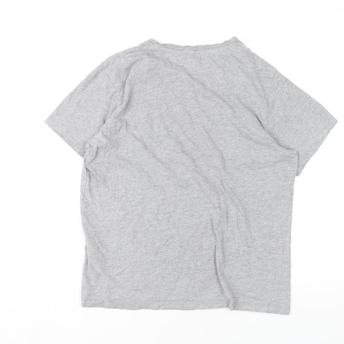 Jack & Jones Men's Grey Regular Fit T-Shirt, M
