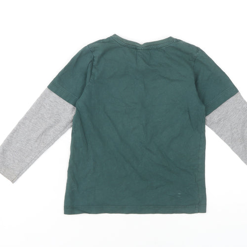 Avengers Boys Green Long Sleeve T-Shirt, Size 5 Years