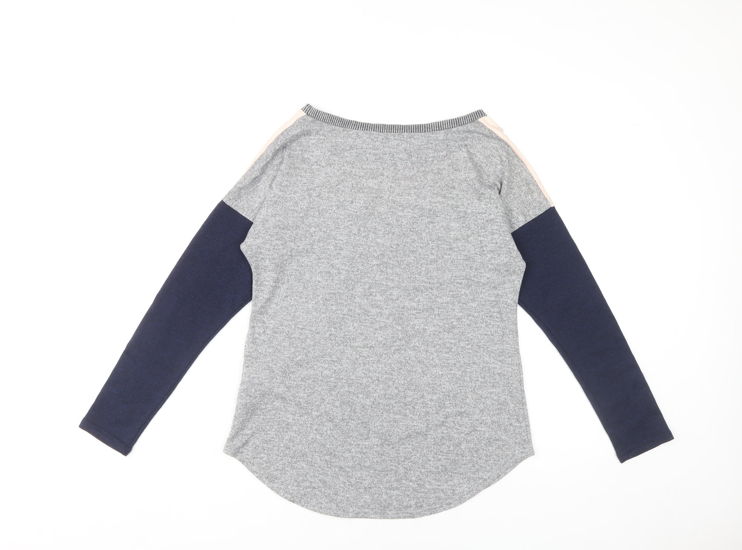 Oasis Women's Colourblock T-Shirt Grey XS