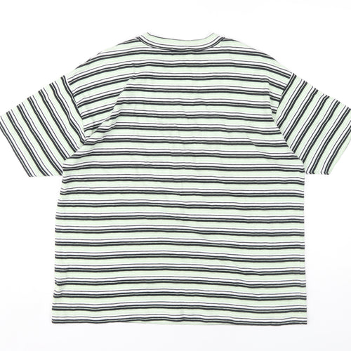 Viyella Unisex Striped T-Shirt, Multicoloured, Large
