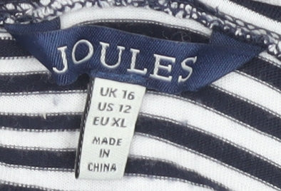 Joules Women's Multicoloured Striped Skirt 16