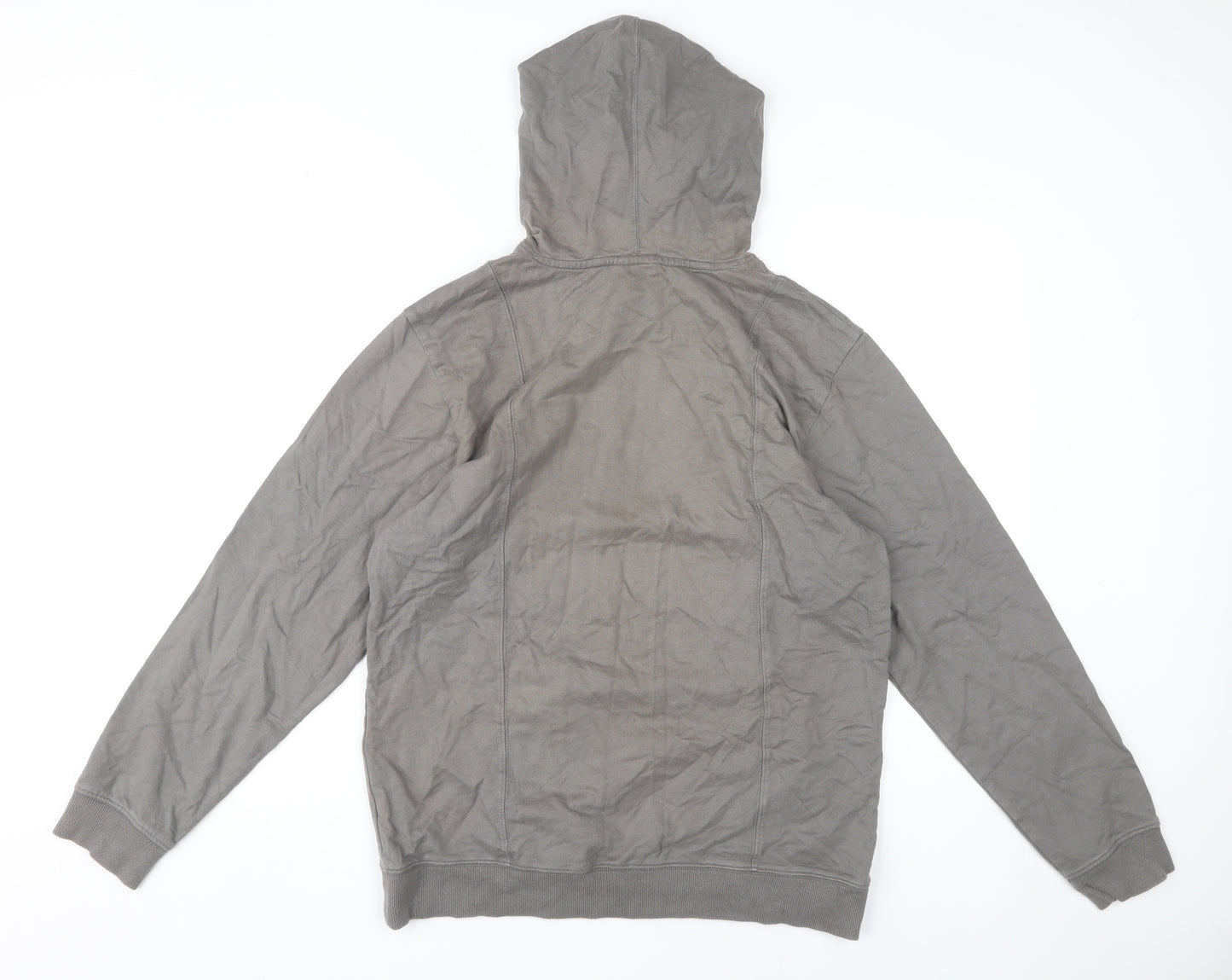 Calvin Klein Men's Grey Hoodie, Size S, Pullover, Logo