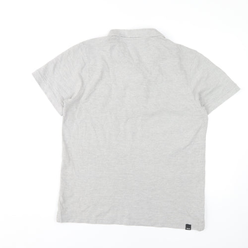 Bench Men's Grey Polo Shit Size L