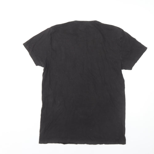 French Connection Men's Black Cotton T-Shirt Size S