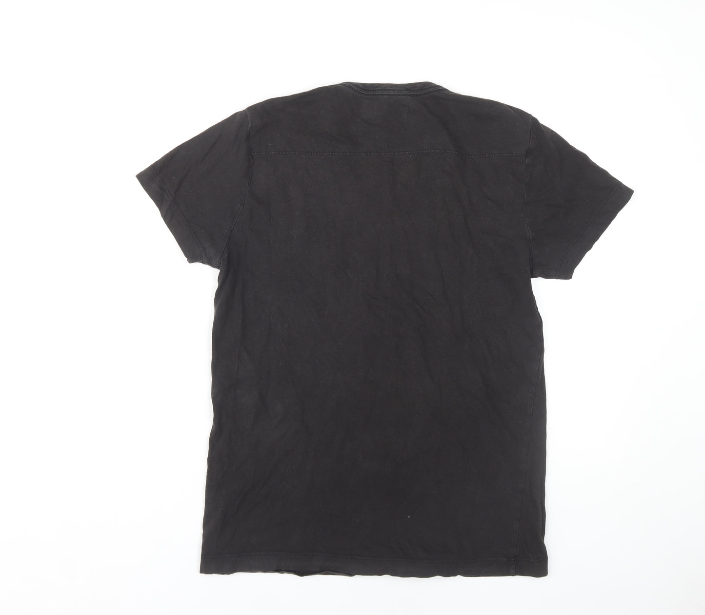French Connection Men's Black Cotton T-Shirt Size S