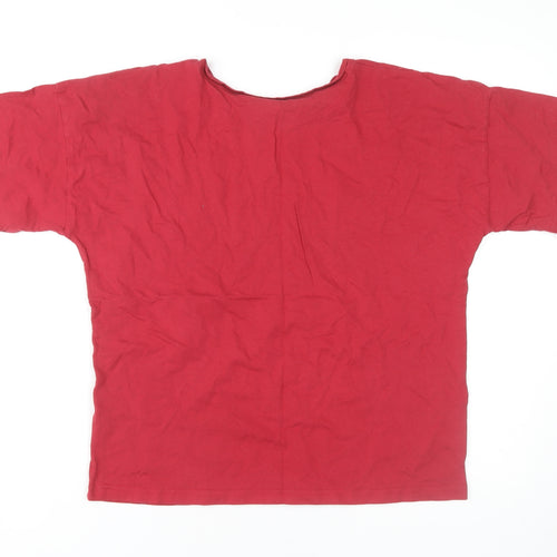 George Women's Red Friends Short Sleeve Top 8-10