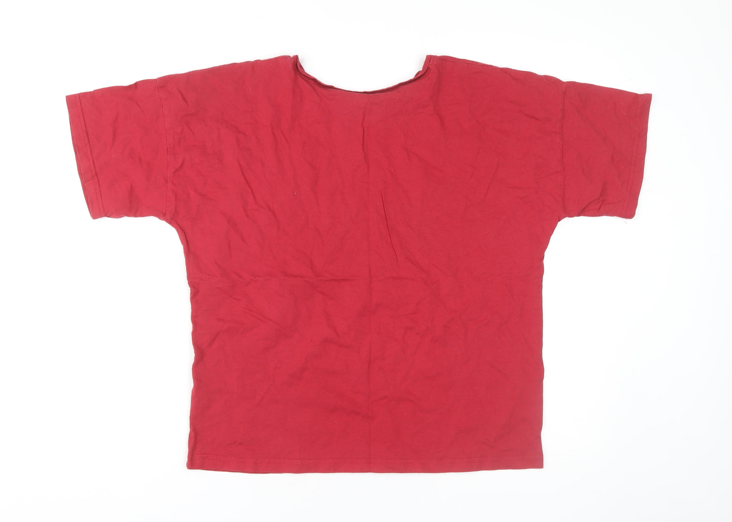 George Women's Red Friends Short Sleeve Top 8-10