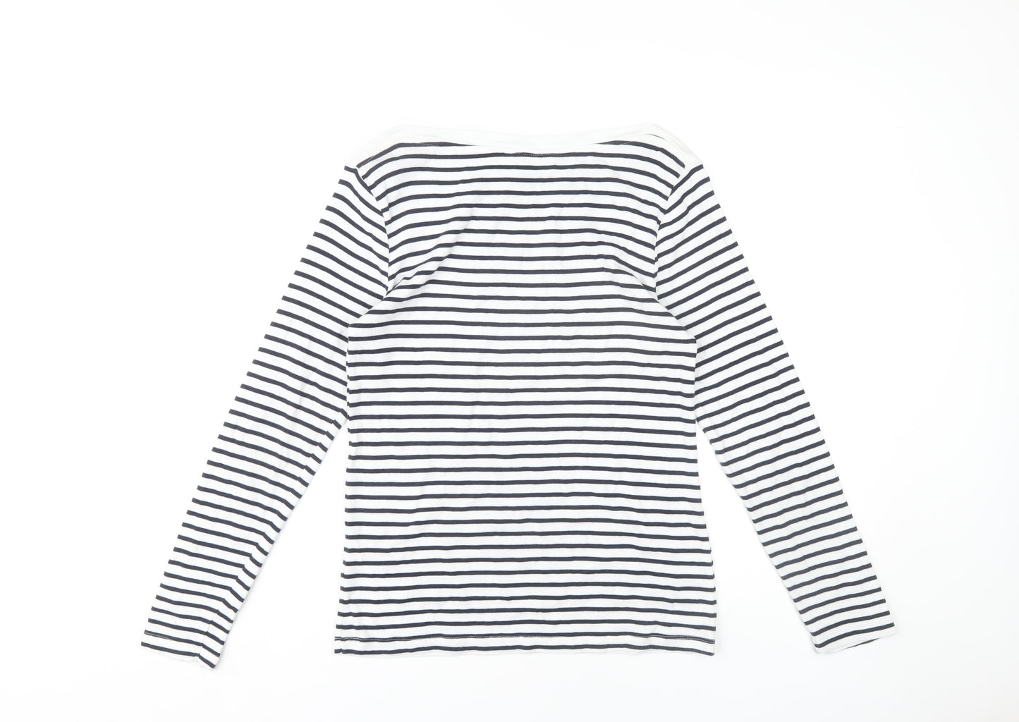 Cotton Traders Women's Multicolour Striped Top