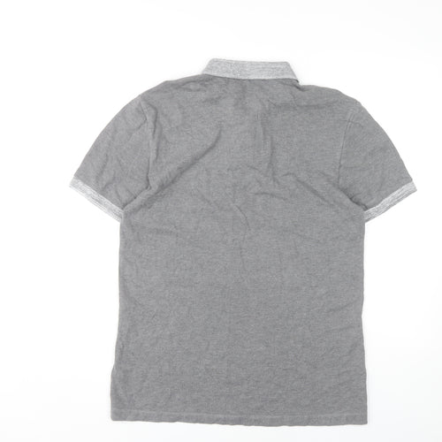 French Connection Men's Grey XS Short Sleeve Polo