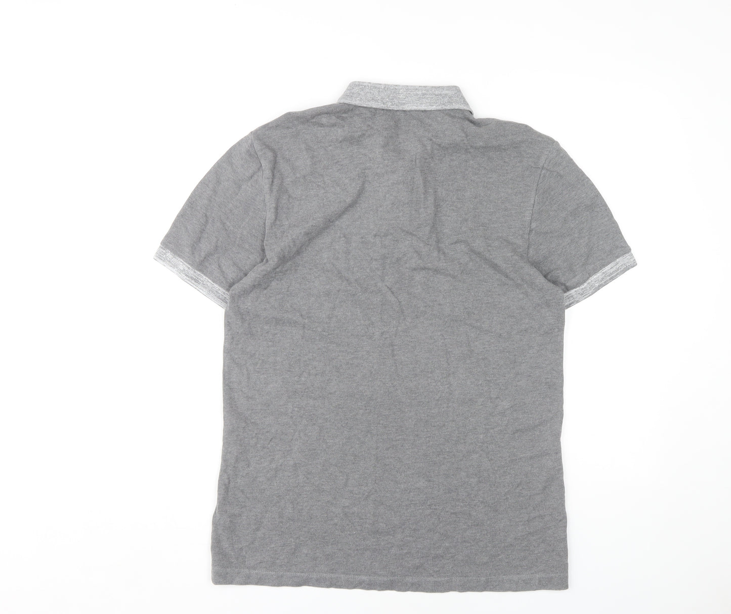 French Connection Men's Grey XS Short Sleeve Polo