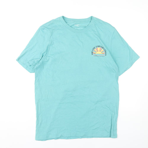 Old Navy Unisex Blue Medium Beach Graphic T-Shirt