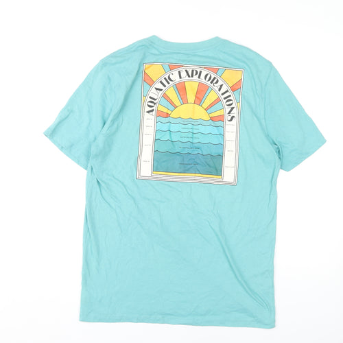 Old Navy Unisex Blue Medium Beach Graphic T-Shirt