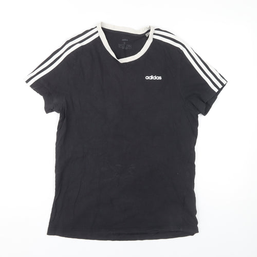 Adidas Men's Black Medium Crew Neck T-Shirt