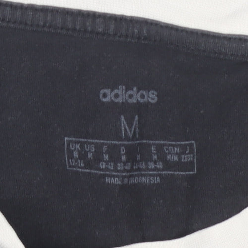 Adidas Men's Black Medium Crew Neck T-Shirt