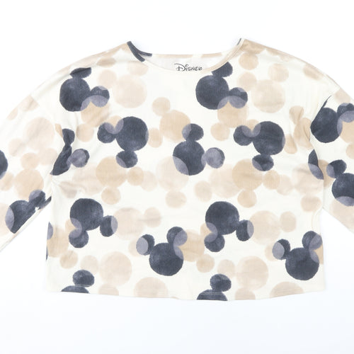 Disney Women's Multicoloured XS Crew Neck Top