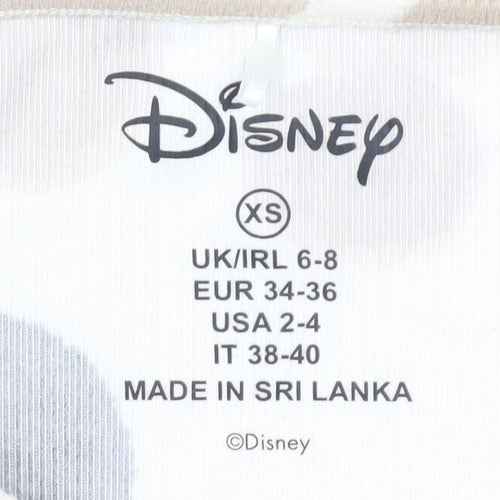 Disney Women's Multicoloured XS Crew Neck Top