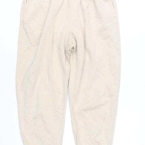 H&M Women's Beige Jogger Trousers Size 12
