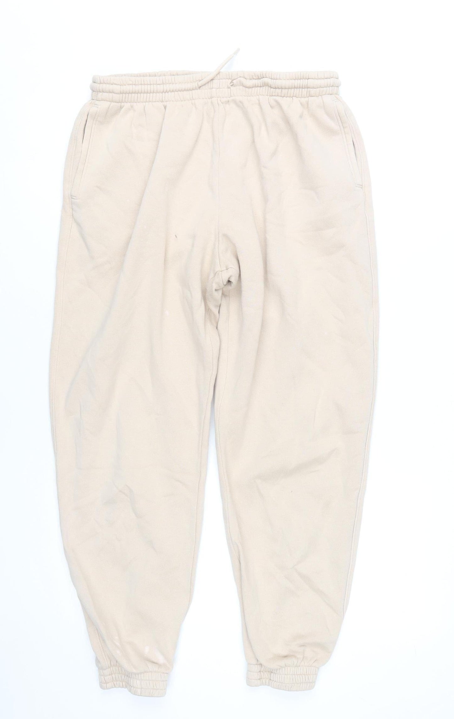 H&M Women's Beige Jogger Trousers Size 12