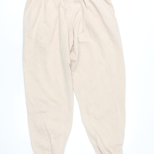 H&M Women's Beige Jogger Trousers Size 12