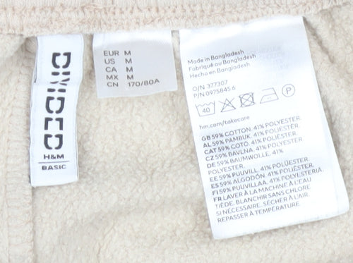 H&M Women's Beige Jogger Trousers Size 12